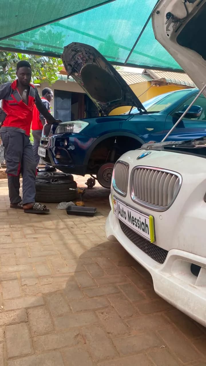Wheel Bearing Pressing Routine - Auto Messiah Workshop Mechanics in Kampala