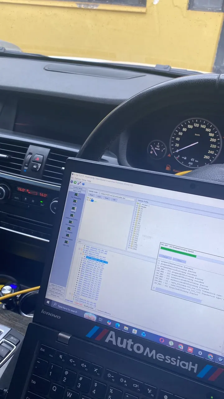Valvetronic Motor Telemetry Test - Auto Messiah Workshop Mechanics in Kampala