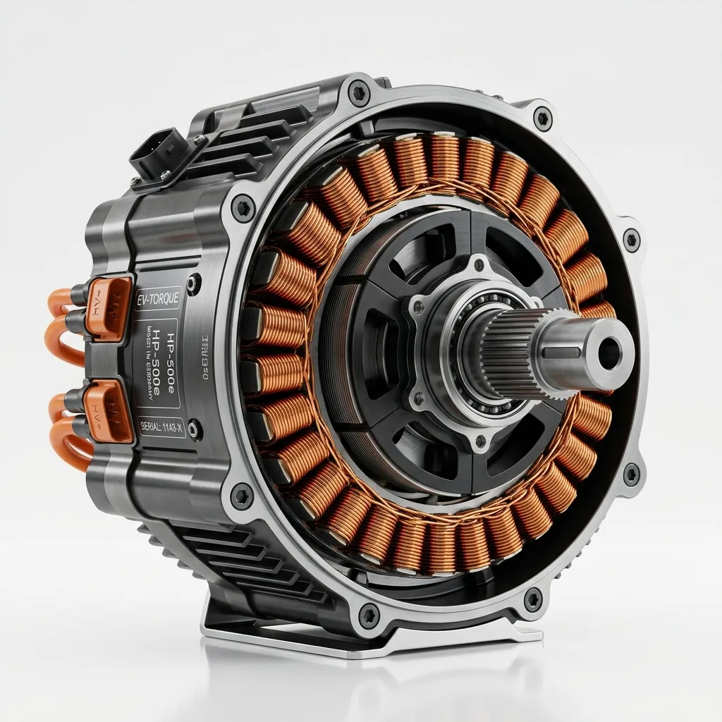 Open-Stator High-Torque EV Traction Motor - Auto Messiah Workshop