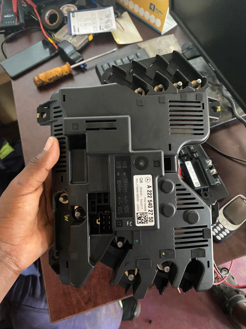 Mercedes-Benz SAM Module Repair - Auto Messiah Workshop Mechanics in Kampala