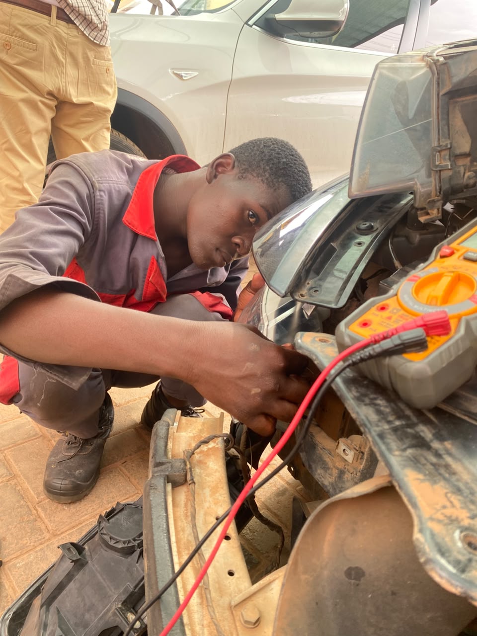 Multi-Point RED_DOT Inspection - Auto Messiah Workshop Mechanics in Kampala