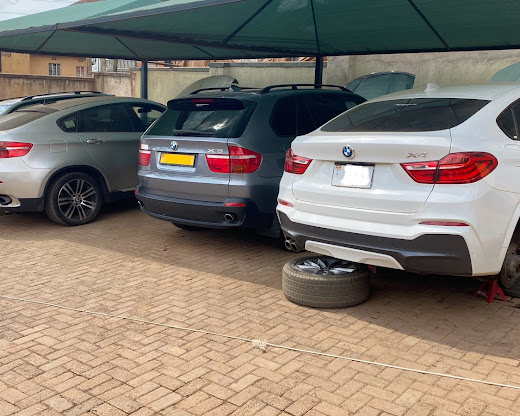 BMW in for Electrical and mechanical Repair - Auto Messiah Workshop Mechanics in Kampala