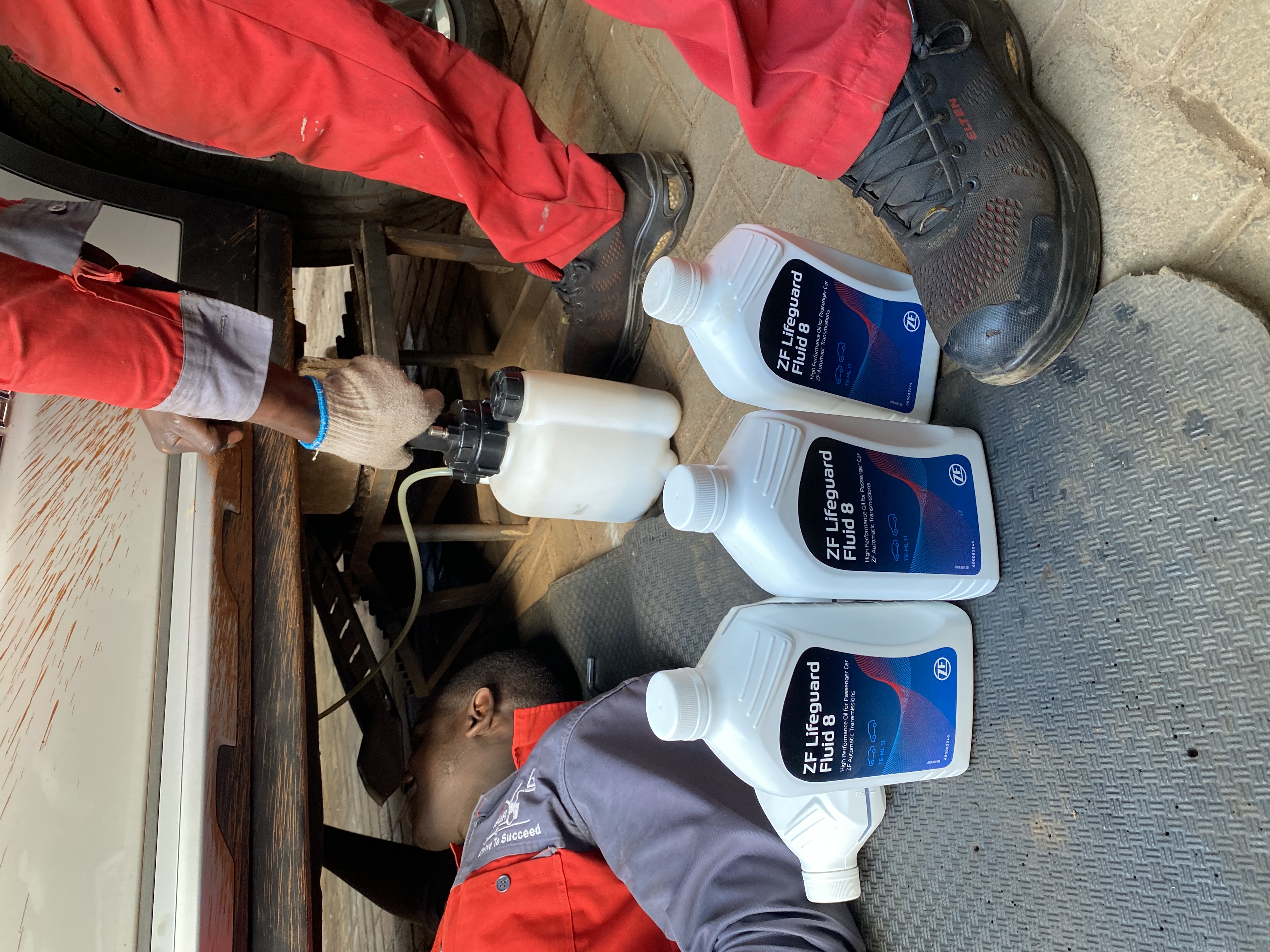 ZF 8-Speed Transmission Fluid Flush - Auto Messiah Workshop Mechanics in Kampala